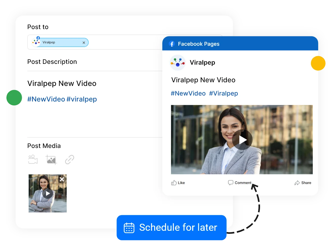 Schedule Social Media Video Posts