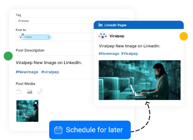 multimedia linkedin scheduling tool