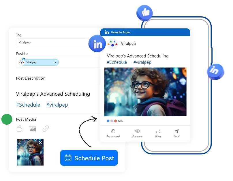 Linkedin Post Scheduling Tool