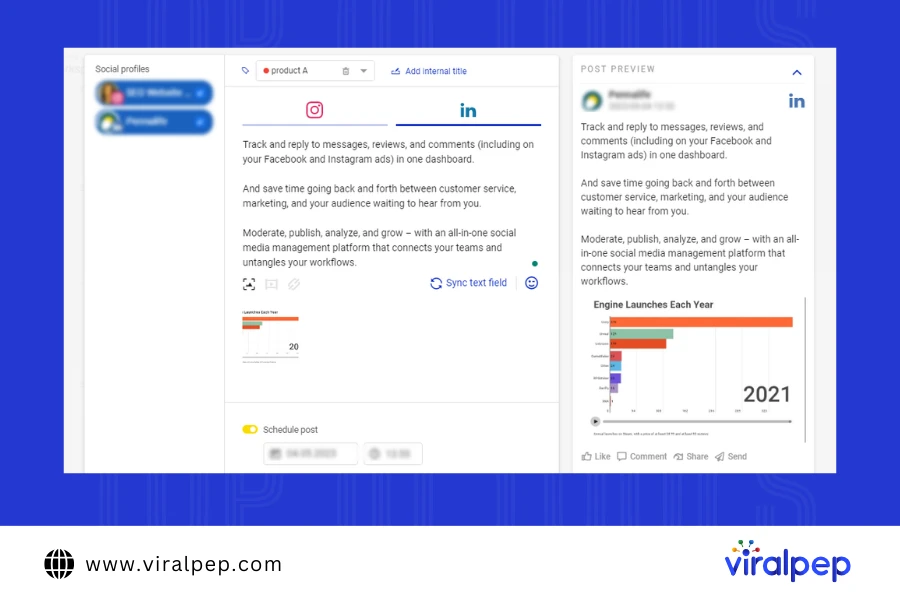 NapoleonCat Social Media Scheduling Tool